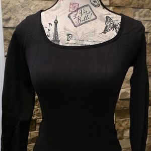 Bodysuit New‎ Slimming Bodysuit Thong Black Long Sleeve XL item#0004